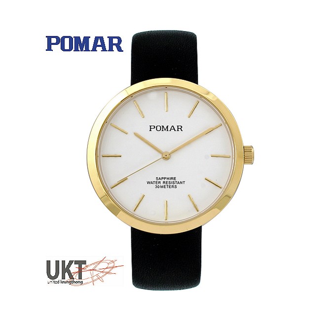 POMAR นาฬิการุ่น PM73553GG020120 หน้าขาว สำหรับผู้ชาย