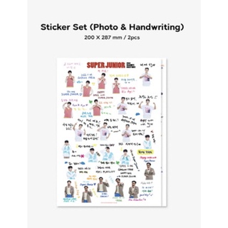 [แท้/พร้อมส่ง] เซ็ทสติ๊กเกอร์ Stickers Set Super Junior 2022 Seasons Greetings