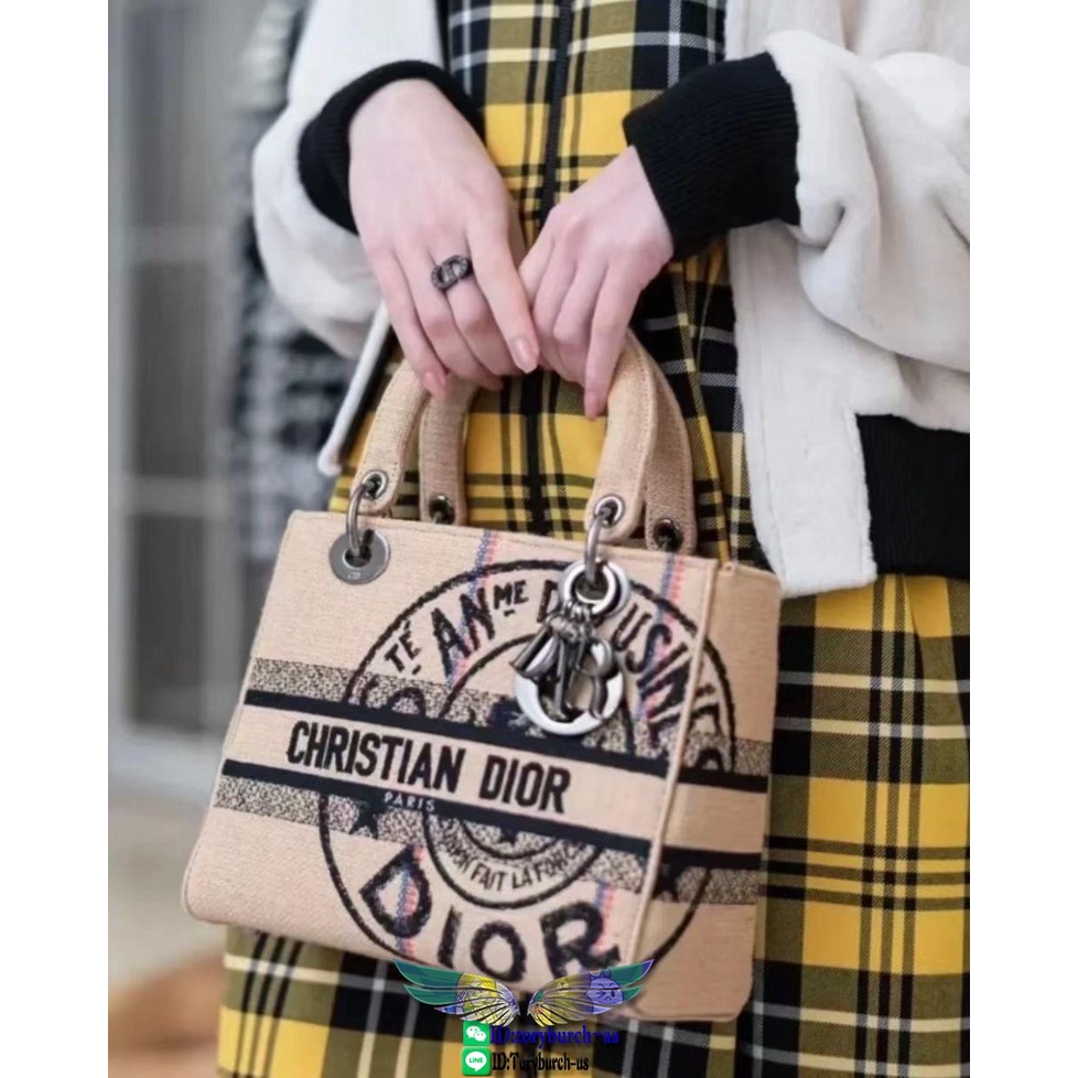 D_ior canvas Myabcdior tiny shoulder shopping tote bag ultralight shopper handbag