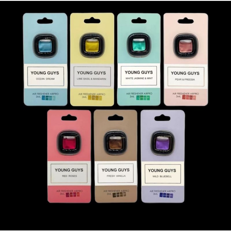 น้ำหอม​ปรับอากาศ​รถยนต์​ Air​Freshener Young​ guys ขนาด3ml.