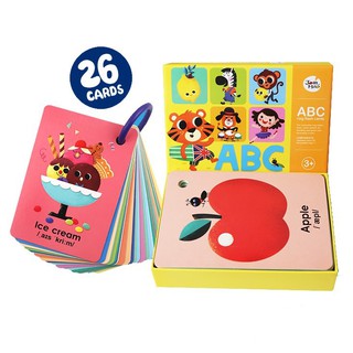 Joan Miro Ring Flash Cards ABC - การ์ดคำศัพท์ 2 ภาษา