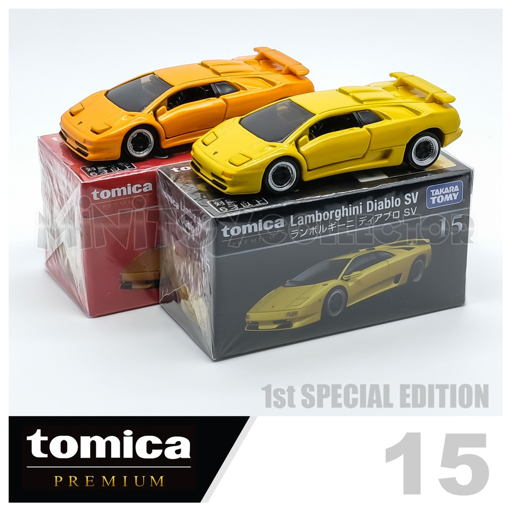 รถเหล็กTomica ของแท้ Tomica Premium No.15 Diablo SV