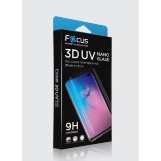 samsung ฟิล์มกระจกกันรอยเต็มจอลงโค้ง 3D UV Nano Glass โฟกัส S10, S10 PLUS,s20ทุกรุ่น , NOTE8 , NOTE9