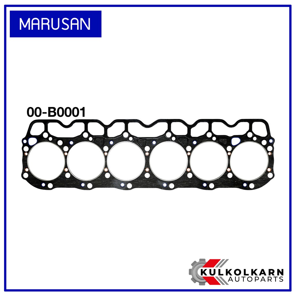 MARUSAN ปะเก็นฝาไฟ HINO KR301, KL501, LB510 เครื่อง EH300 (00-B0001)