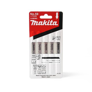 MAKITA (มากีต้า) ใบเลื่อยจิกซอ NO.59(5ใบ/1PAC)