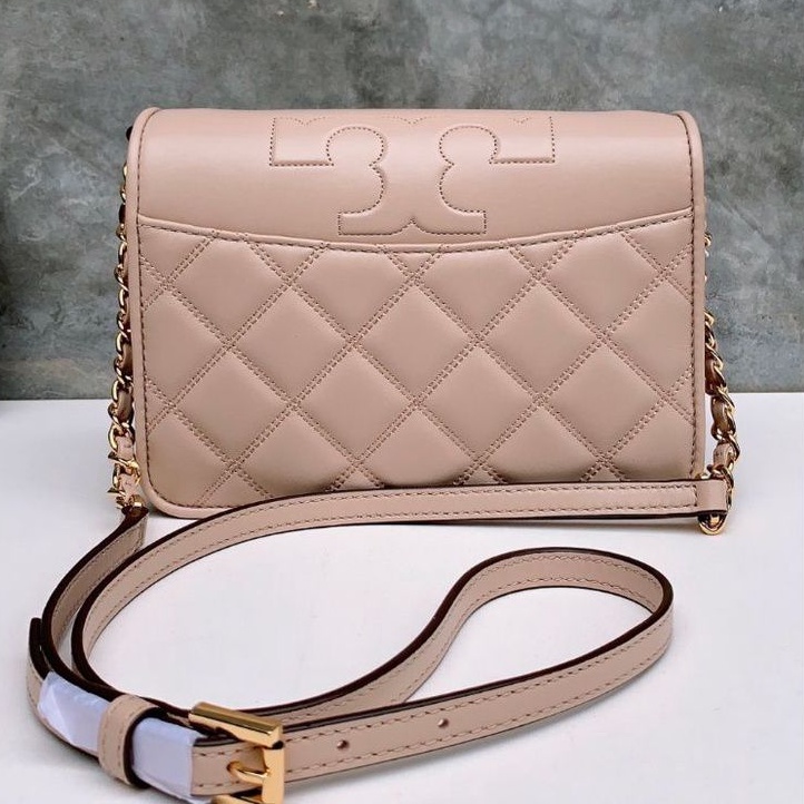 🎀 (สด-ผ่อน) กระเป๋า 8.5 นิ้ว สี Bedrock 64145 TORY BURCH SAVANNAH COMBO CROSSBODY