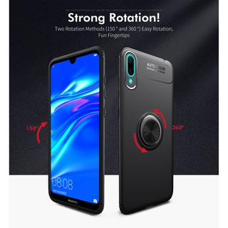 Huawei Y7Pro Y9 Y7 Y6 2019 honor 8X Y7Pro Y9 2018 Ring Holder Stand Magnetic Suction Bracket Case