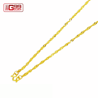 สร้อยคอทองคำแท้ 1 สลึง ทองคำแท้ 96.5% ลายดิสโก้ GOLDEN99