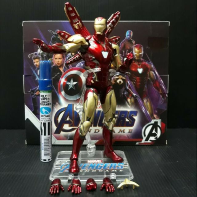 โมเดล Iron man MK 85 Avengers Endgame ของลิขสิทธิ์แท้ ZD Toys ขนาด​ 18 cm งานสวยเนี๊ยบ​ จัดท่าทางได้