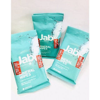 1แถม1  Jabs แจ๊บส์ ทิชชู่เปียก ผ้าเช็ดทำความสะอาด สูตรน้ำแร่