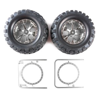 TAMIYA 54483 ROCK BLOCK TIRES W/Tapered 6-Spoke Wheels (CC-01 &amp; CC-02)