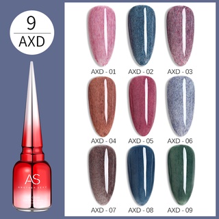 wenails- สีทาเล็บเจล ยาทาเล็บเจล ASฝาแหลม สีเจลทาเล็บ (AXD)