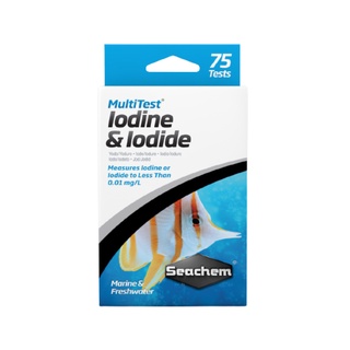 Seachem MultiTest ™ Iodine &amp; Iodide ชุดตรวสอบวัดค่าน้ำ Iodine &amp; Iodide