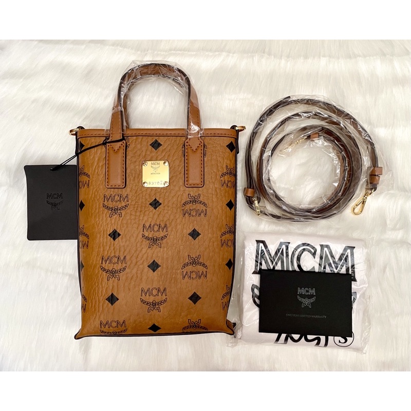MCM Essential Visetos Original Crossbody Bag