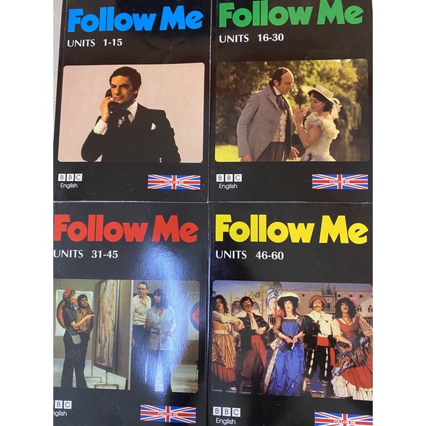 หนังสือ Follow me ภาษาอังกฤษของ BBC สภาพเกรดเอ