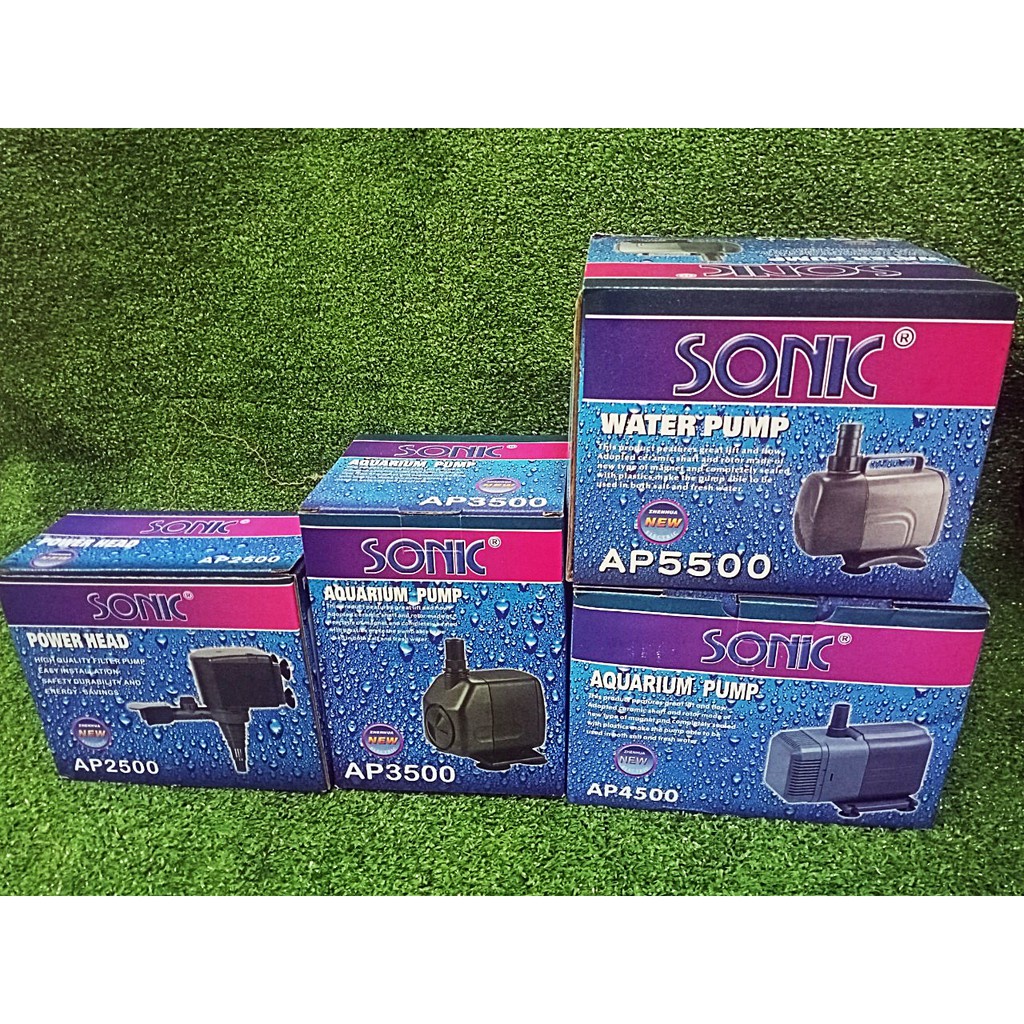 พร้อมส่ง ！！ ปั๊มน้ำพุ ปั๊มตู้ปลา Sonic AP-3000, AP-3500, AP-4500, AP-5000, AP5500ปั๊มน้ำคุณภาพ AP300