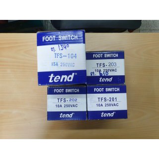 Tend รุ่นTFS - 201/202/203/104/106  dc 5-48 v/ac 24-250 v สวิทซ์เท้าเหยียบ