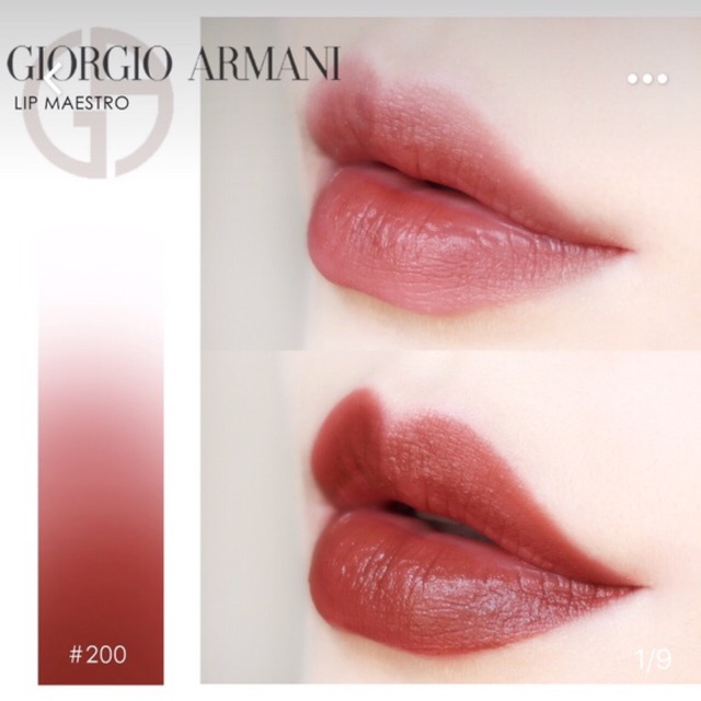 giorgio armani lip maestro 200