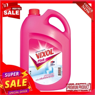 วิกซอล น้ำยาล้างห้องน้ำ กลิ่นพิ้งค์พาราไดซ์ 3500 มล.Vixol Bathroom Cleaner Pink Paradise 3500 ml