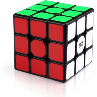 Qiyi ลูกบาศก์ปริศนา ความเร็ว 3x3 3x3x3 สีดํา