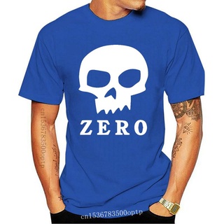 เสื้อยืดแขนสั้น ผ้าฝ้าย 100% พิมพ์ลายโลโก้หัวกะโหลก Zero Skull แฟชั่นสําหรับผู้ชาย 2022