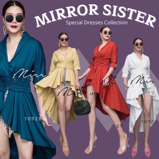 Code : 10928.4 เสื้อออกงาน เสื้อดีไซส์เก๋ งานป้าย Mirrorsister