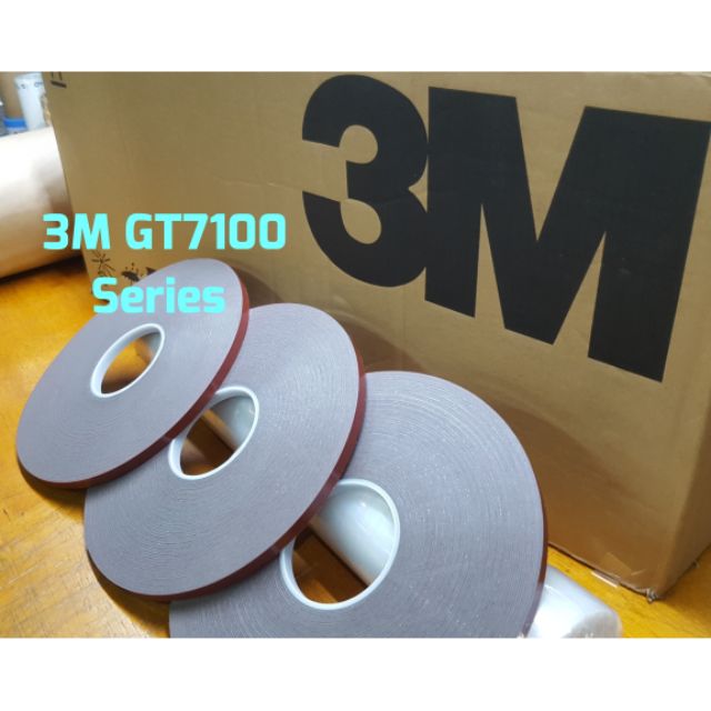 3M GT7100series กาวอะคริลิกสีเทาL2 ประสิทธิภาพสูง สำหรับงานตกแต่งรถยนต์ ติดคิ้วหน้าต่าง,สปอยเลอร์,สเ