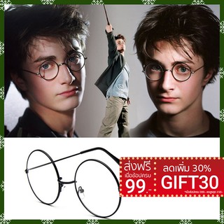 【แว่นตาแว่นกรองแสง】Cosplay Korean Retro Round Metal Frame Myopia Eyeglasses