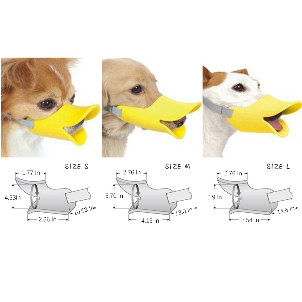 EK9 Donald Duck Anti Bite Muzzle 狗嘴鸭口