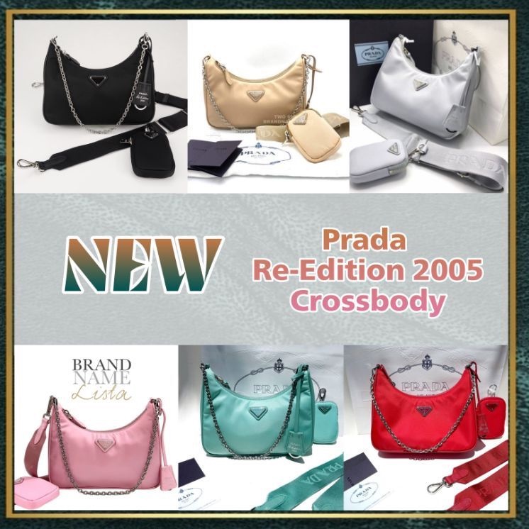 [สอบถาม​ก่อน​กด​ซื้อ​]​​ แท้​ 💯 New​ Prada Re-Edition 2005 Nylon Bag​