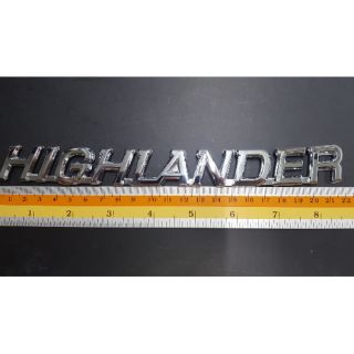 Logo Highlander ของรถ Toyota