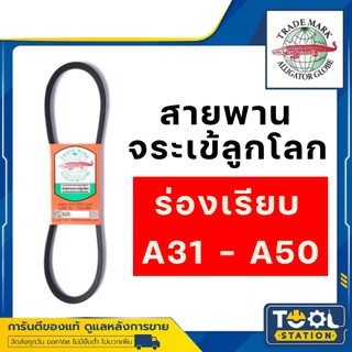 จระเข้ลูกโลก สายพาน A ร่องเรียบ A31 A32 A33 A34 A35 A36 A37 A38 A39 A40 A41 A42 A43 A44 A45 A46 A47 A48 A49 A50