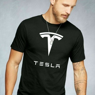 [S-5XL]เสื้อยืด พิมพ์ลายรถยนต์ไฟฟ้า Tesla Inspired Tesla Model 3 ของขวัญ สําหรับผู้ชาย