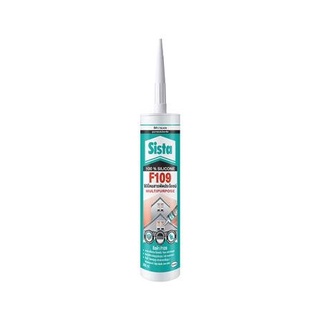 Dee-Double  ซิลิโคนอเนกประสงค์ SISTA F109 300 มล. สีดำ  ปีนยิงซิลิโคน สเปรย์โฟม วัสดุประสาน วัสดุอุดรอยรั่ว ซ่อมแซมบ้า