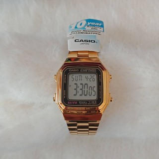 Casio Vintage A-178WGA-1AUDF นาฬิกาข้อมือผู้หญิง นาฬิกาคาสิโอ้