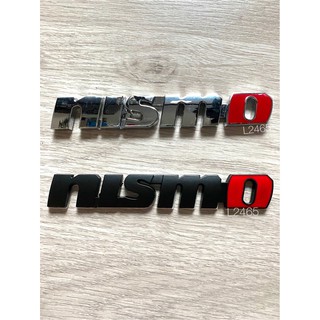 โลโก้NISMO เป็นงานโลหะ ขนาด12.5x1.9cm.