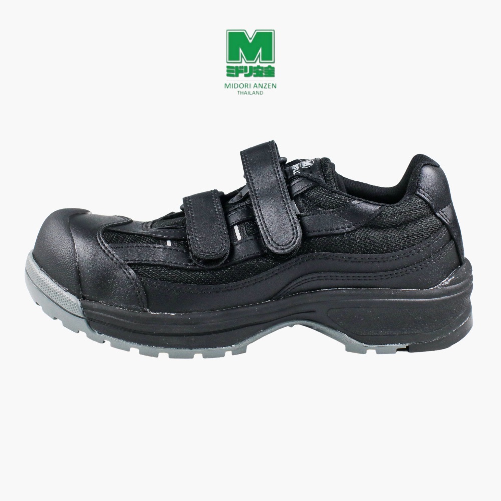 Midori Anzen รองเท้าเซฟตี้ สไตล์สนีคเกอร์ รุ่น MPN-905 สีดำ / Midori Anzen Safety Sneaker MPN-905 Black