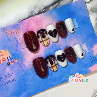 [ MEPICHNAILS ] เล็บเจลปลอมแท้ 💯 % (ฟรีกาว+ตะไบ+ไม้ส้ม)