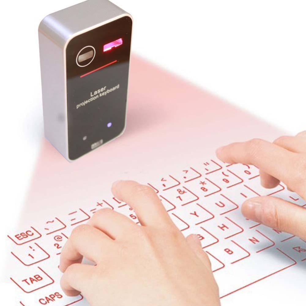 Portable Bluetooth-compatible Laser keyboard Wireless Virtual Projection keyboard for Android Smart Phone Tablet PC Not #8