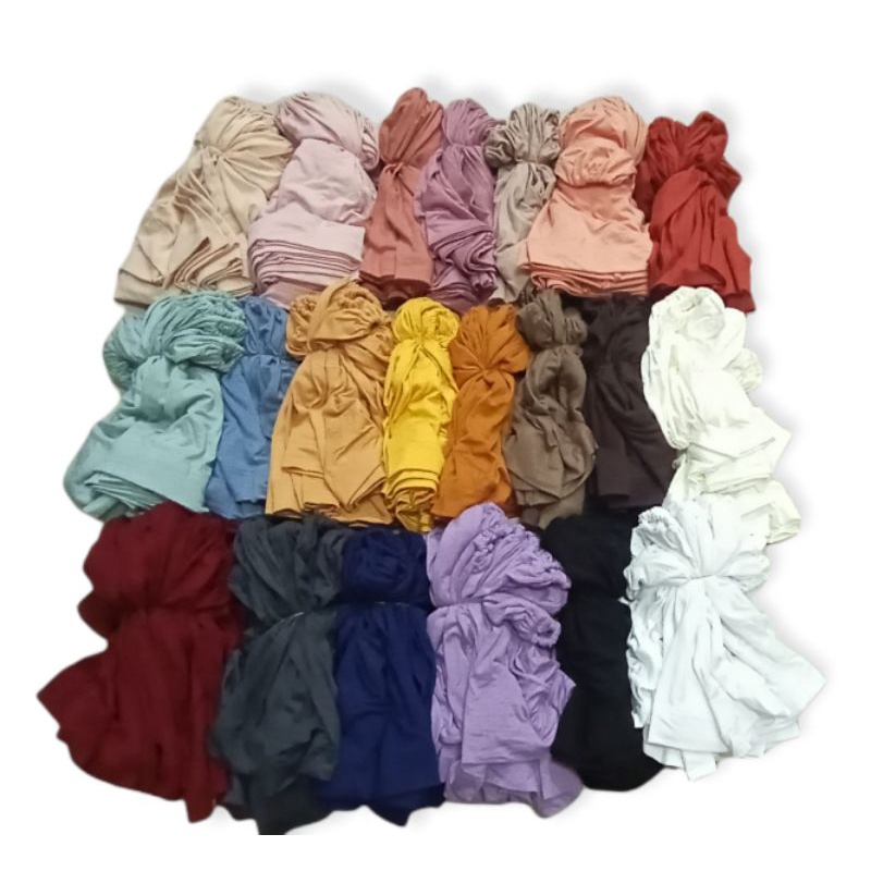 🧕Snow cap🧕 หมวกในมุสลิม เนื้อผ้าเรย่อน ฮิญาบด้านใน