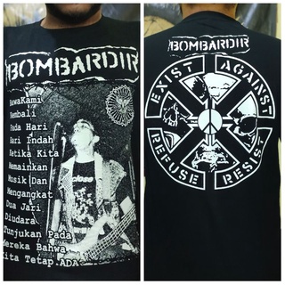 เสื้อยืด พิมพ์ลายวงดนตรี BAND PUNK BOMBARDIR