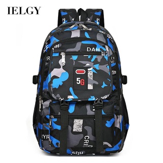 IELGY womens fashionable large capacity camouflage practical backpack