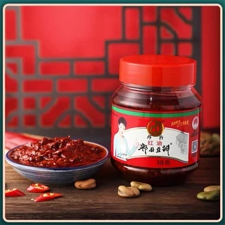 ซอสถั่วเต้าซี่ (โต้วปั้นเจียง) 丹丹红油郫县豆瓣酱 ทำอาหารจีนได้หลายเมนู อร่อย 500g