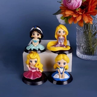 โมเดลเจ้าหญิงดิสนีย์แบบนั่ง ชุด 8 ตัว