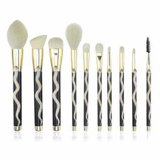 เซตแปรงแต่งหน้า Snake Makeup Brushes 10 ชิ้น (Gold)