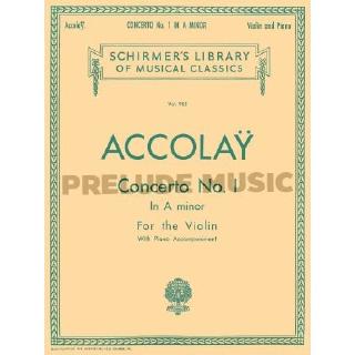 (Violin and Piano)CONCERTO NO. 1 IN A MINOR Schirmer Library of Classics Volume 905 (HL50256870)