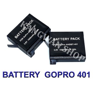 (PACK2) AHDBT-401 / AHDBT401 Replacement Battery For GoPro HERO4