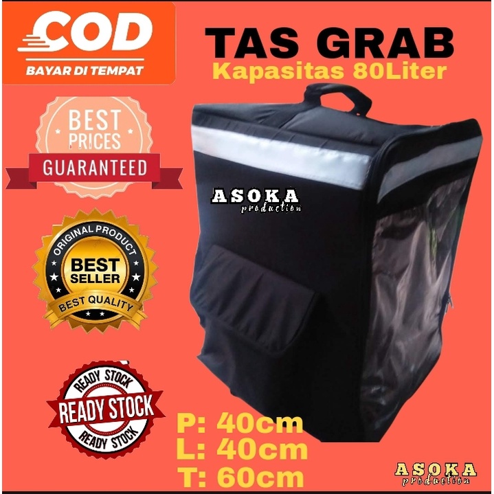 Grab Bag / Grabfood Bag / Delivery Bag / Courier Backpack (กันน้ํา)