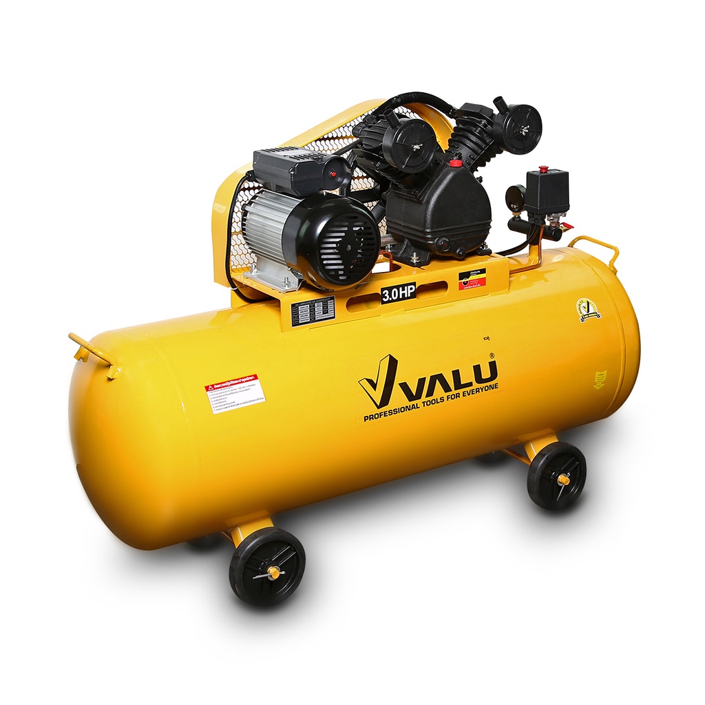 🔥ถูกสุด🔥VALU ปั๊มลมสายพาน รุ่น V265-150 ขนาด 150 ลิตร 3HP220V ปั๊มลม ปั๊มลมไฟฟ้า ปั้มลม ปั๊มลมสายพาน