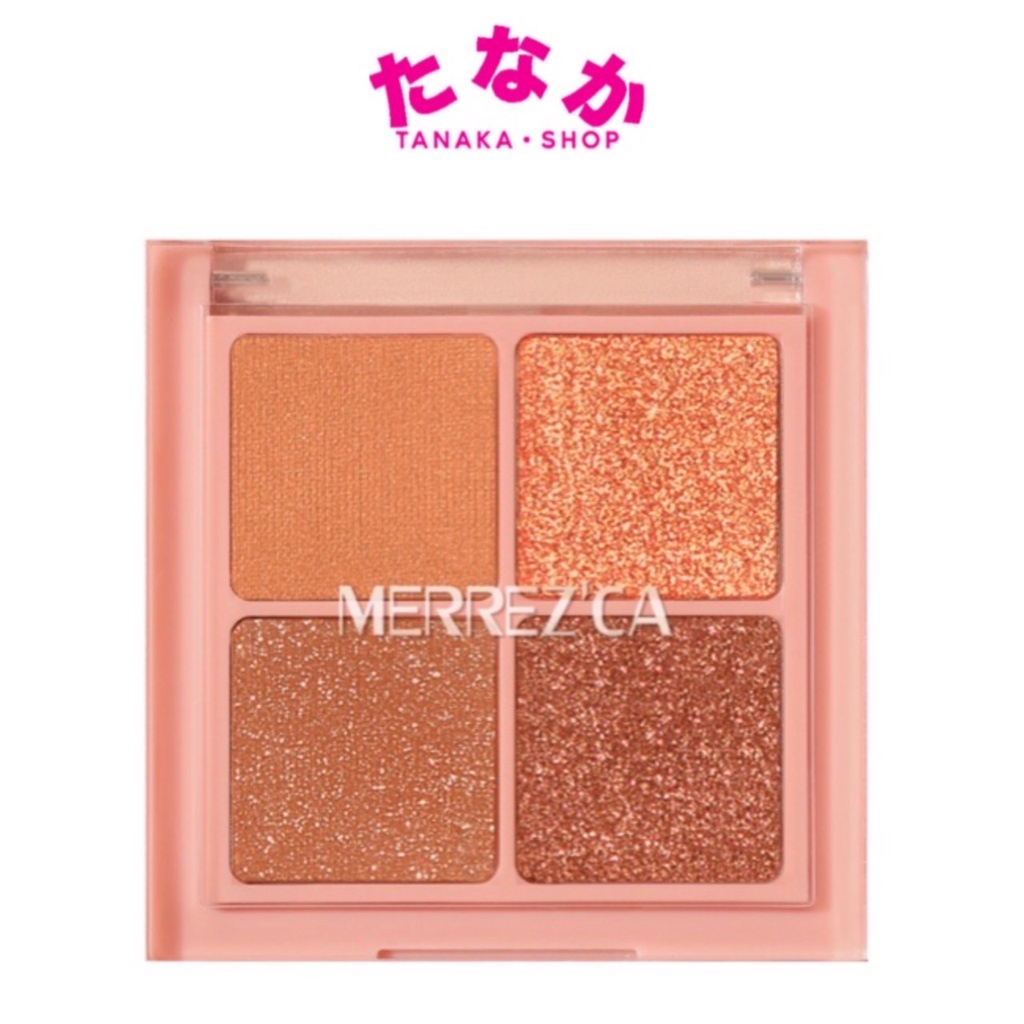 1 ชิ้น Merrez'ca Eye Color Platte อายแชโดว์พาเลท สีโทนชมพูโรสโกลด์ พิกเมนต์เข้มข้น